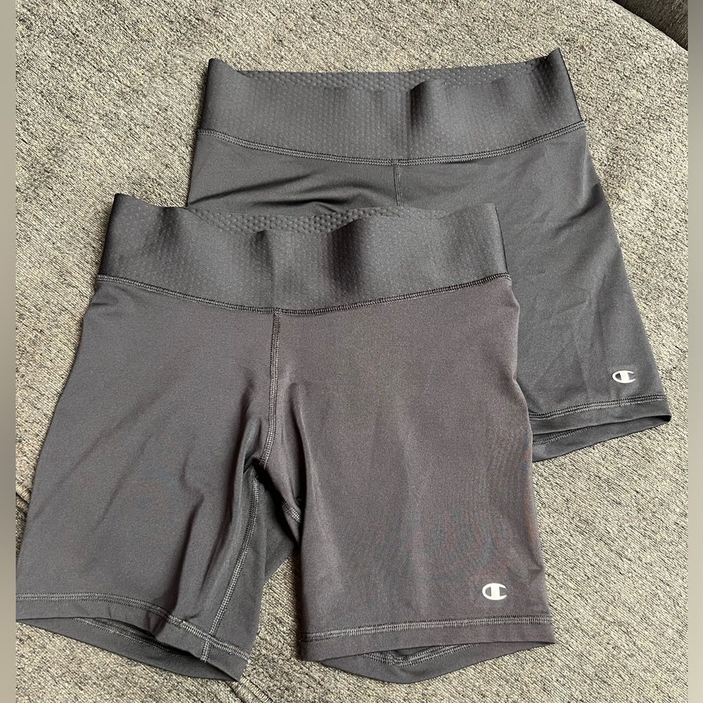 2 PAIR BUNDLE OF CHAMPION BIKE SHORTS!